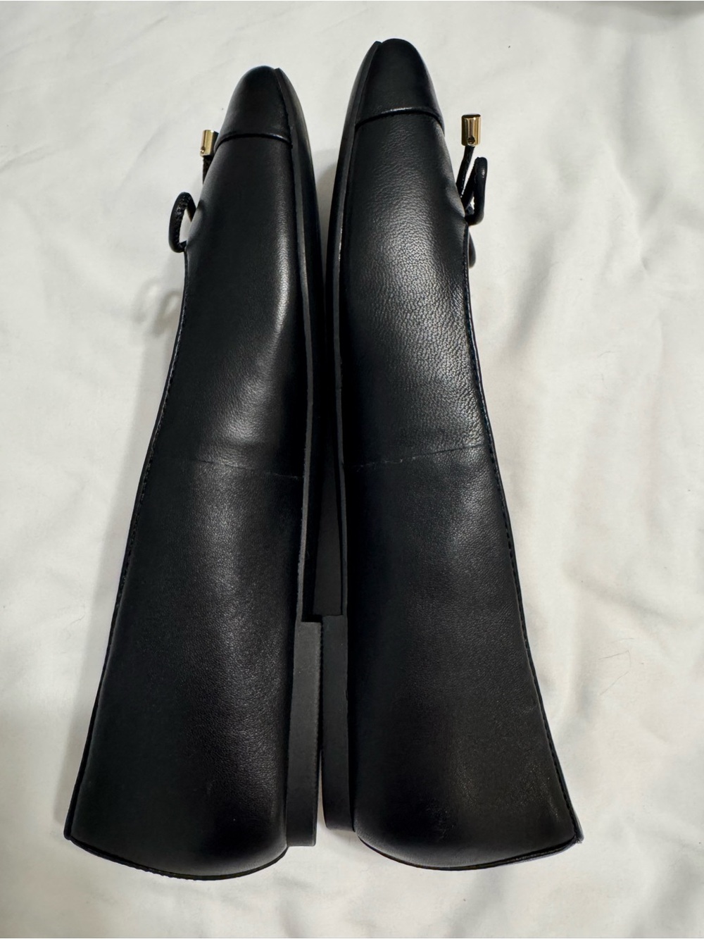 Vionic Black Bow-Accent Square-Toe Ballet Flats - Picture 3 of 9